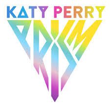 A colorful triangle with the word " katy perry " written in it.